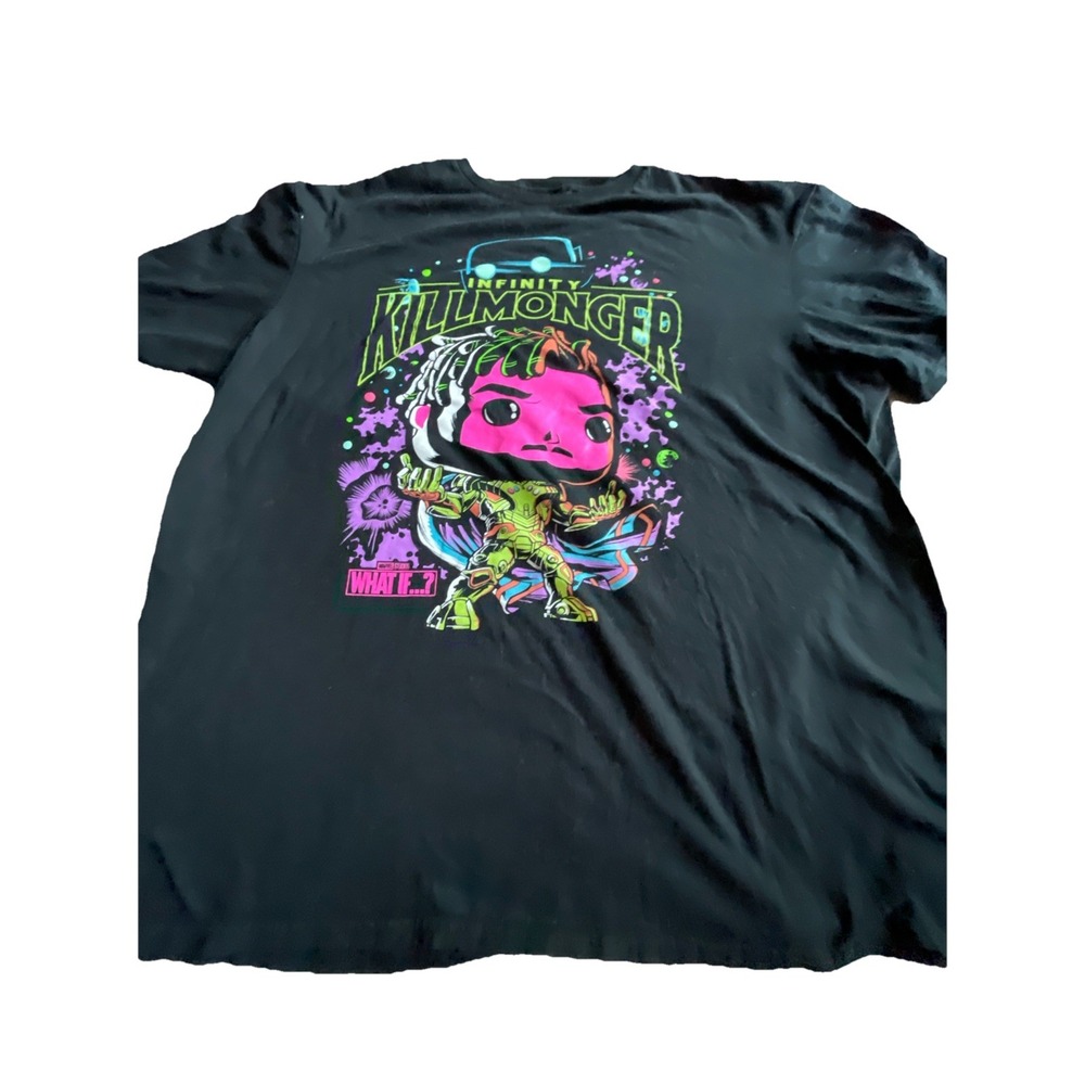 Marvel‎ Pop Tee Mens Black Infinity Killmonger T-Shirt Size XL